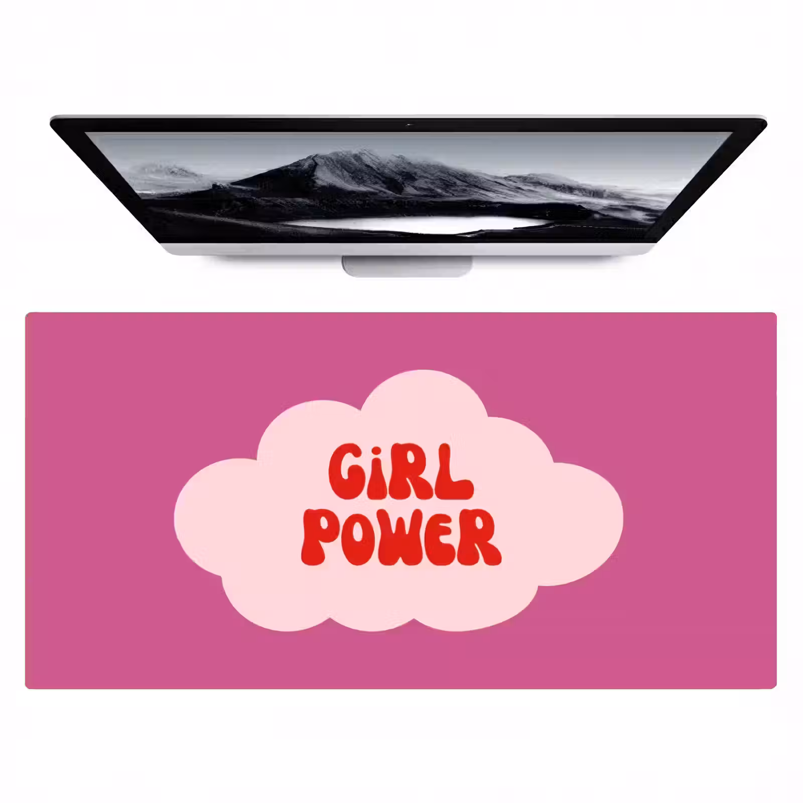 Bureau onderlegger - Girl power - Wolk - Roze — 1