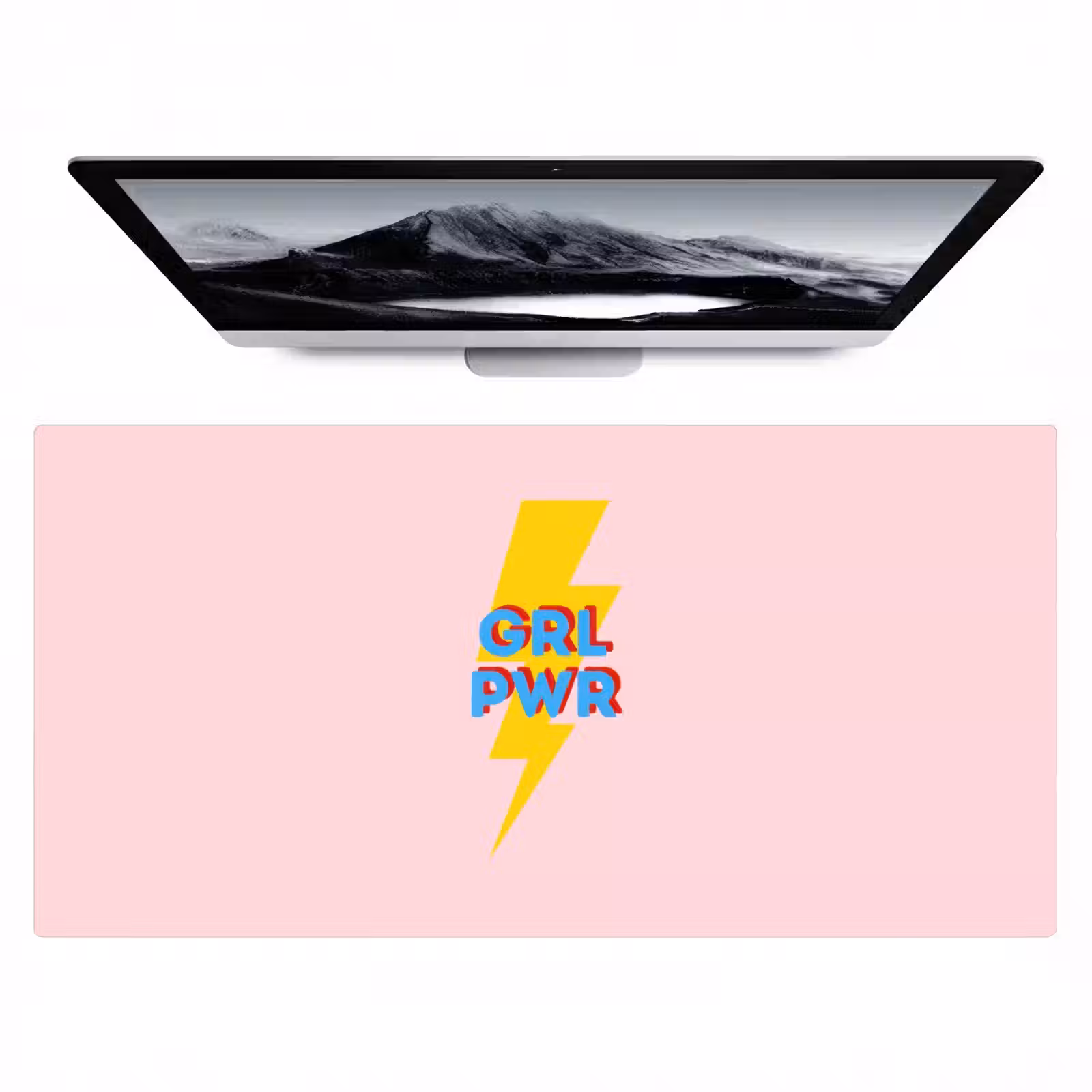 Bureau onderlegger - Grl pwr - Bliksem - Roze — 1