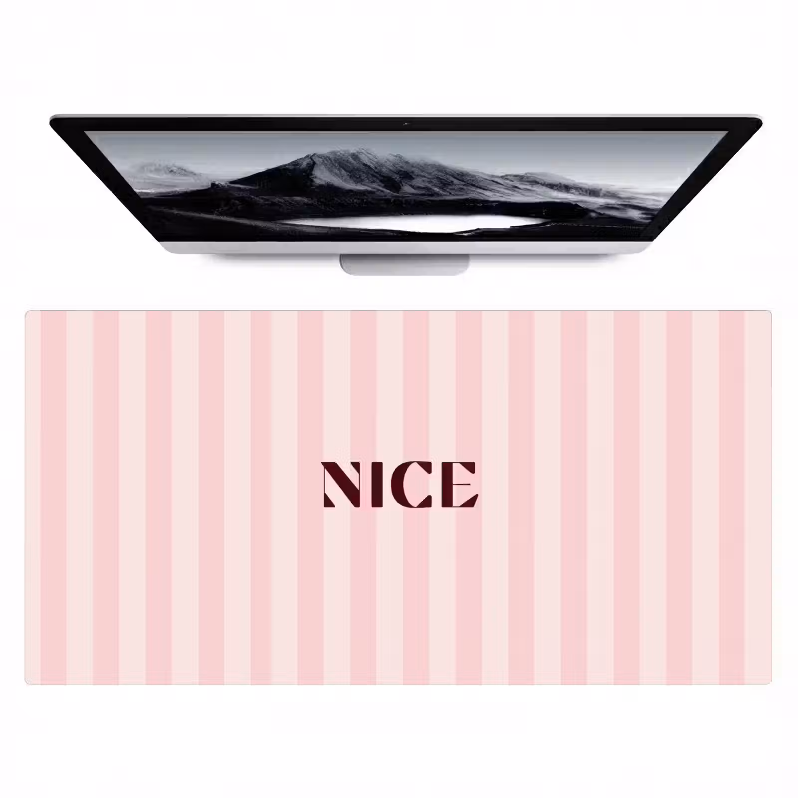 Bureau onderlegger - Nice - Strepen - Roze — 1