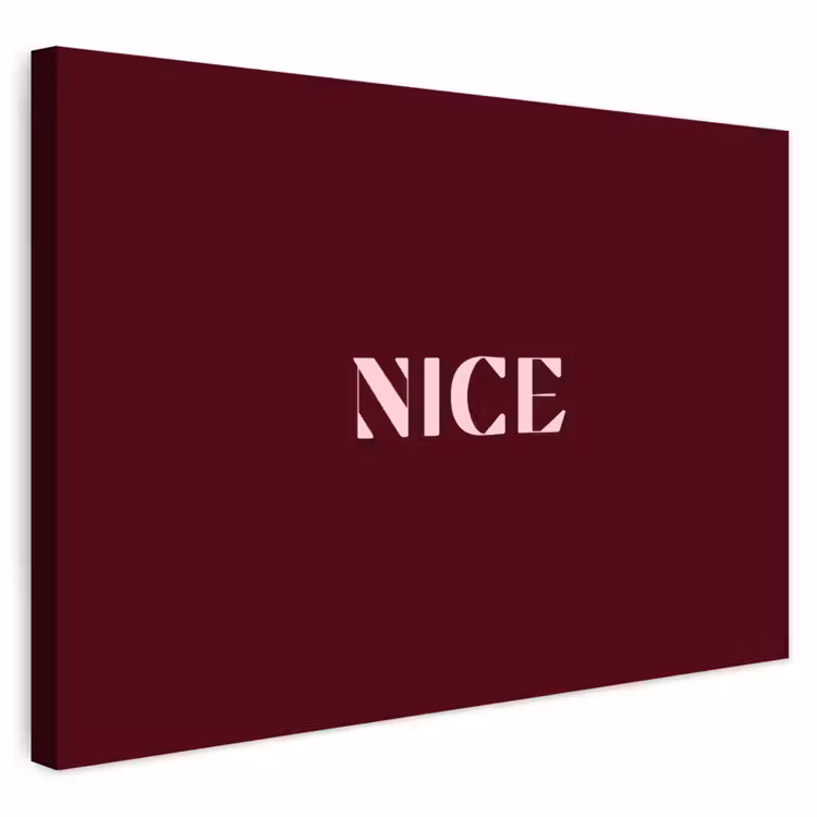 Buiten canvas - Nice - Bordeaux - Roze — 1