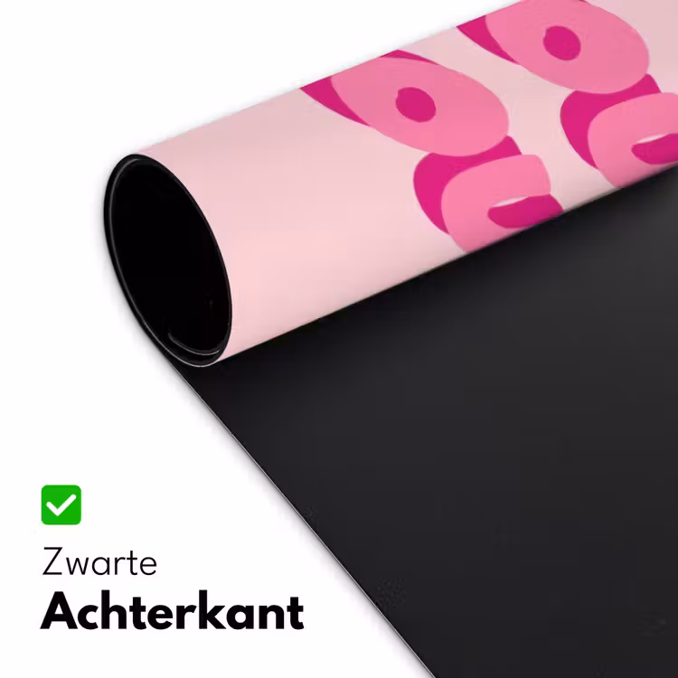 Bureau onderlegger - Bisou - Roze - Dikke letters — 5