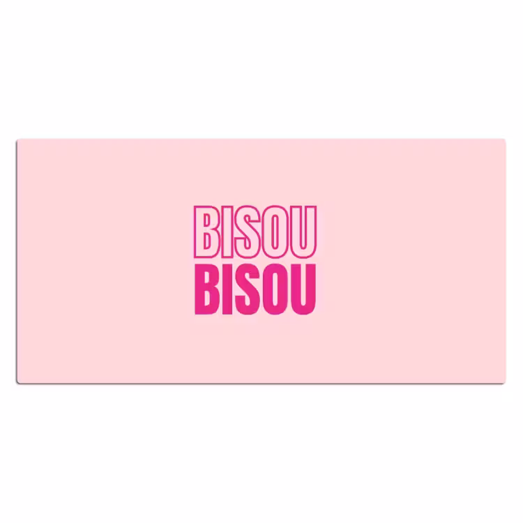 Bureau onderlegger - Bisou - Roze - Minimalistisch — 2