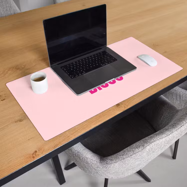 Bureau onderlegger - Bisou - Roze - Minimalistisch — 3