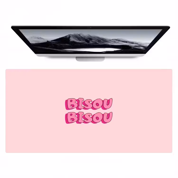 Bureau onderlegger - Bisou - Roze - Schaduw — 1