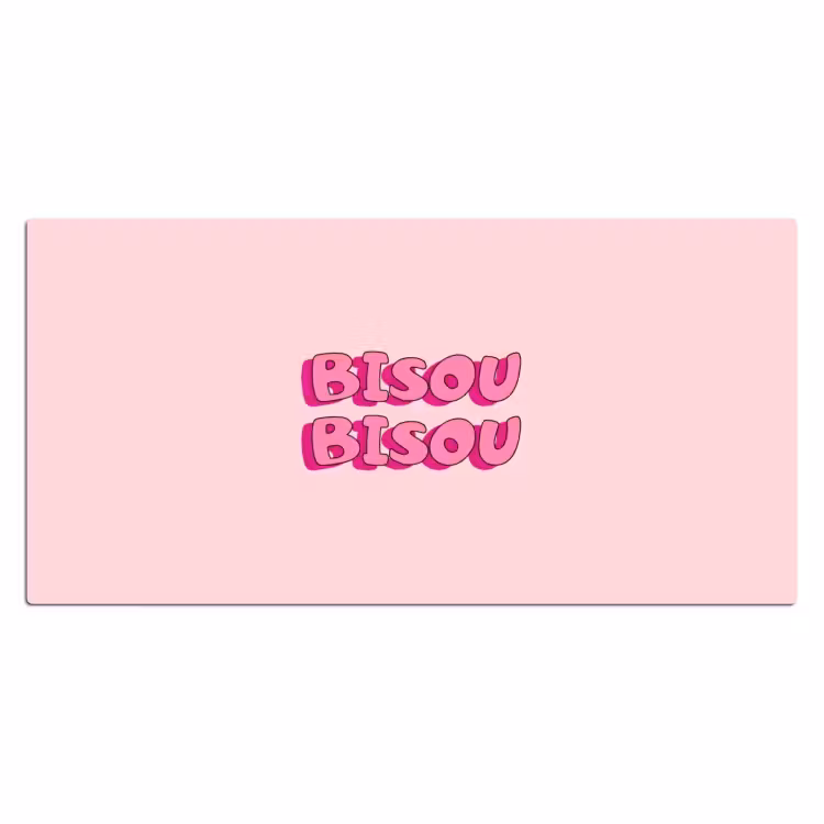 Bureau onderlegger - Bisou - Roze - Schaduw — 2