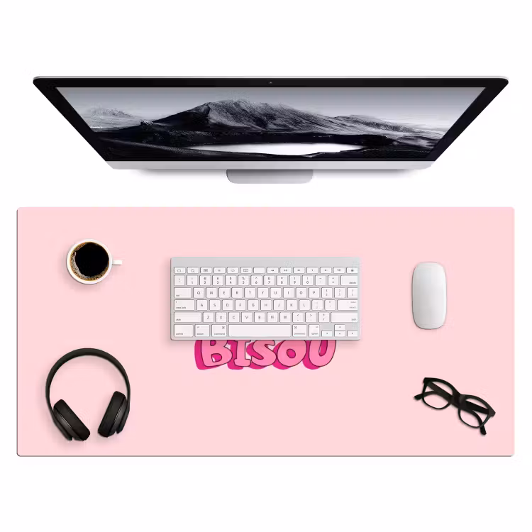 Bureau onderlegger - Bisou - Roze - Schaduw — 4
