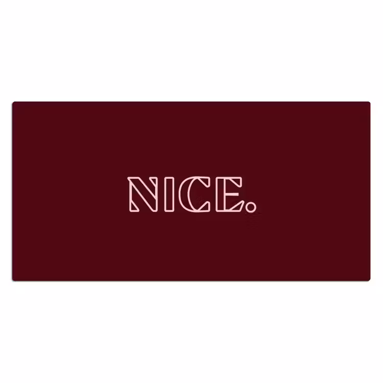 Bureau onderlegger - Bordeaux - Nice - minimalistisch — 2