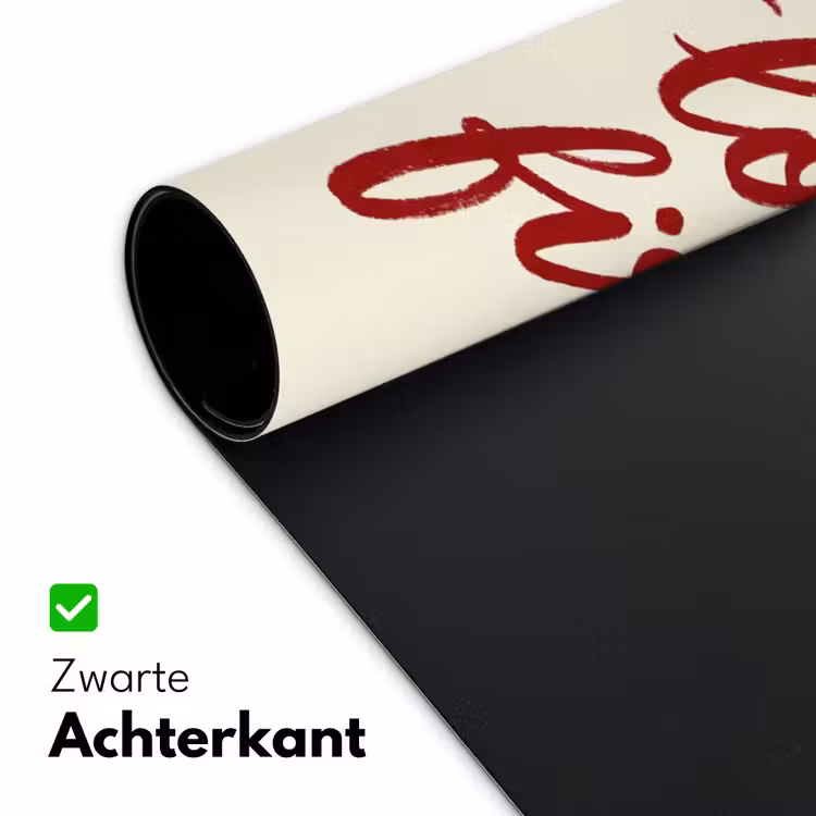 Bureau onderlegger - Don't lose your fire - Rood - Wit - Minimalistisch — 5