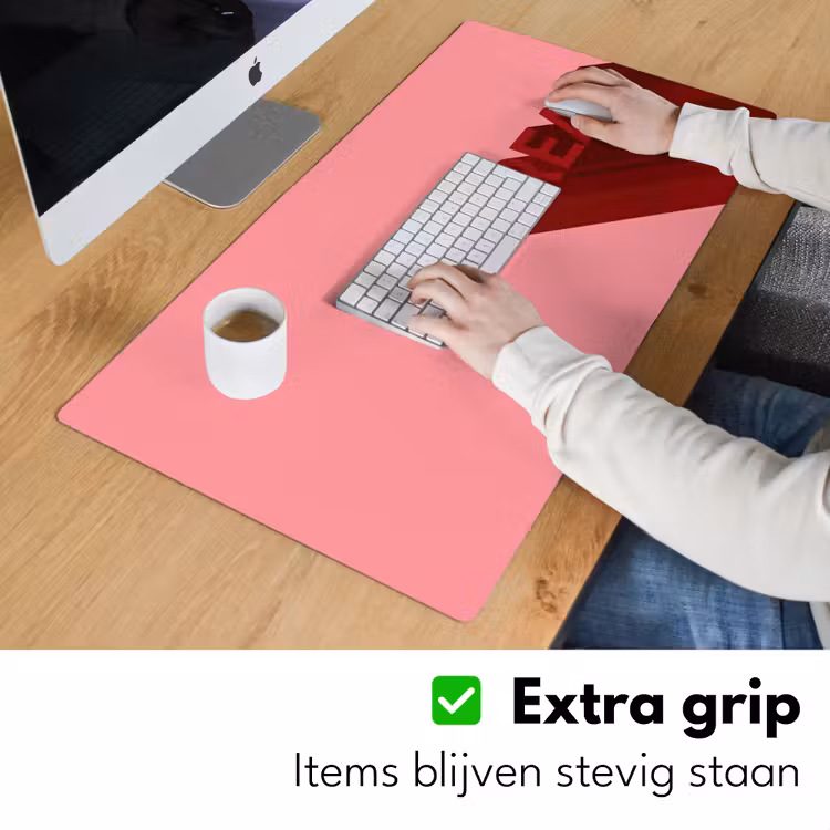 Bureau onderlegger - Dream - 3D - Rood - Roze — 6