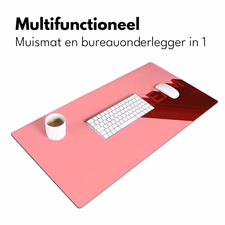 Bureau onderlegger - Dream - 3D - Rood - Roze — 7