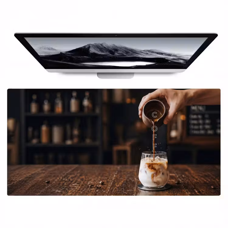 Bureau onderlegger - Espresso - Melk - Café — 1