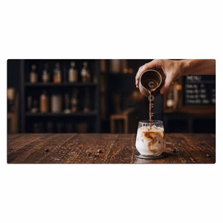 Bureau onderlegger - Espresso - Melk - Café — 2