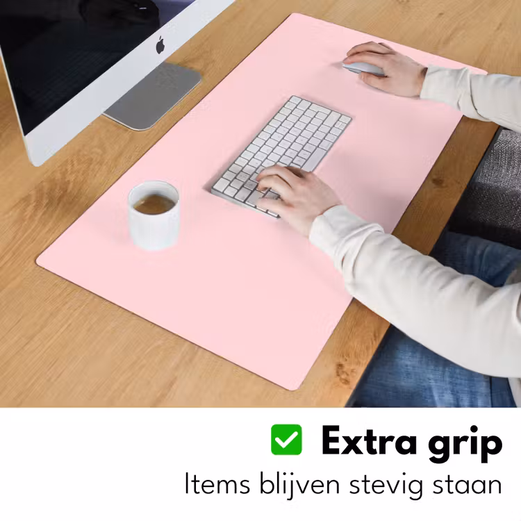 Bureau onderlegger - Girl power - Roze - Hartje — 6