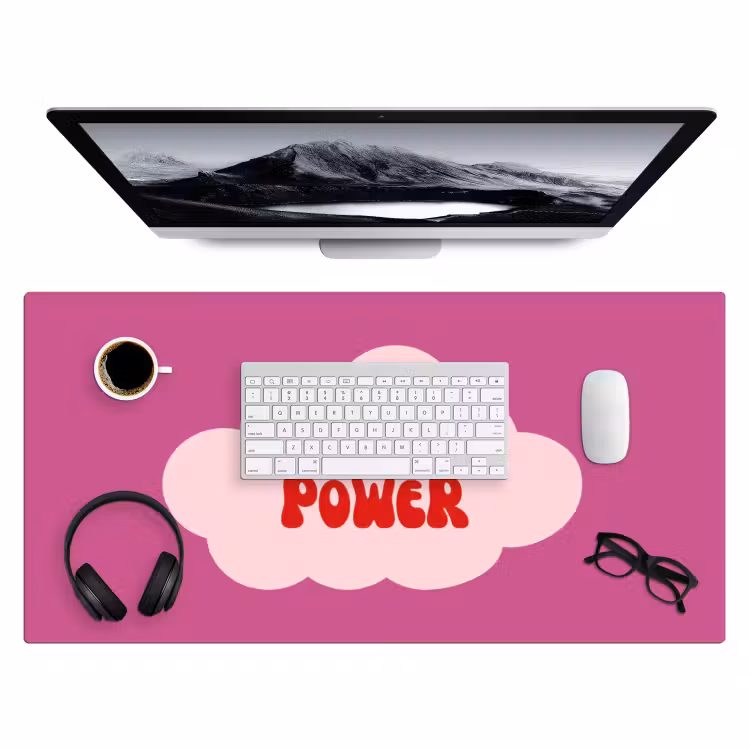 Bureau onderlegger - Girl power - Wolk - Roze — 4