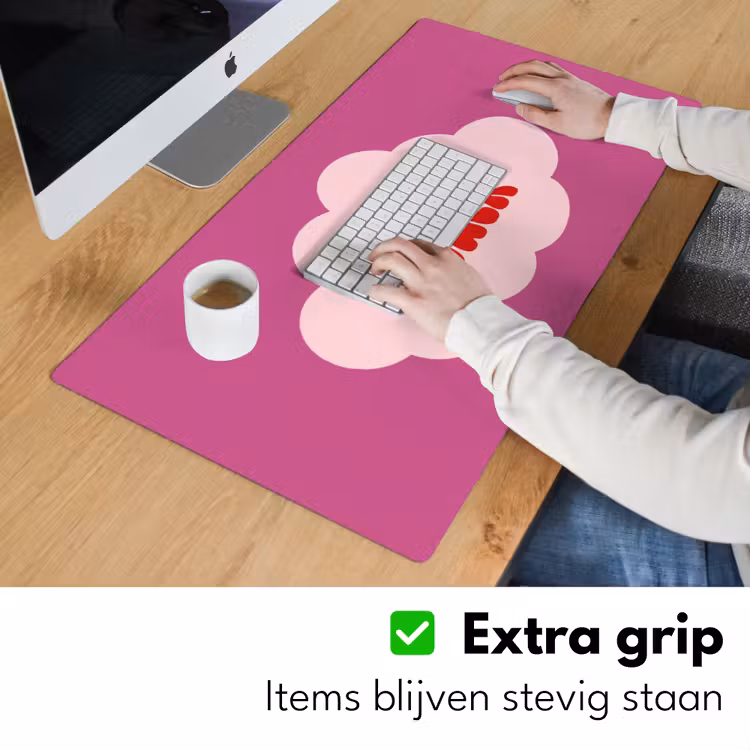 Bureau onderlegger - Girl power - Wolk - Roze — 6