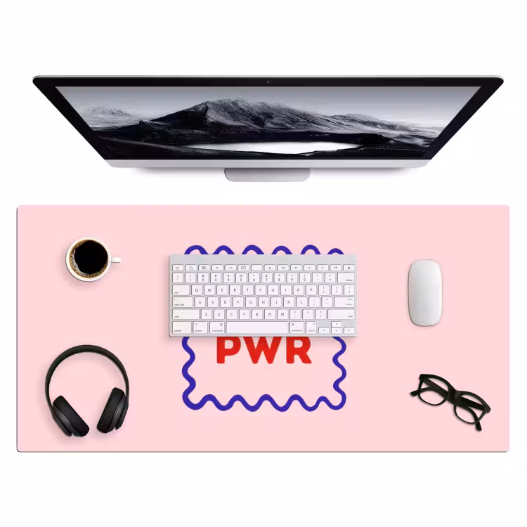 Bureau onderlegger - Grl pwr - Roze - Kader — 4