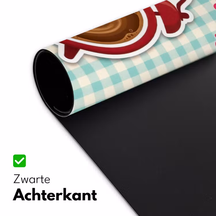 Bureau onderlegger - Koffie - Klok - Groen — 5