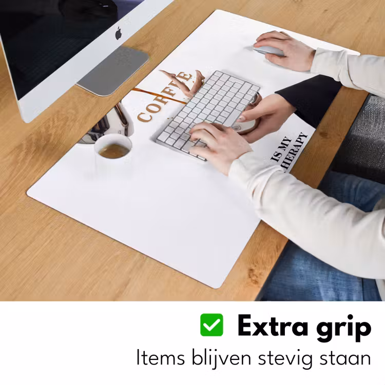 Bureau onderlegger - Koffie - Mok - Kan - Therapie — 6