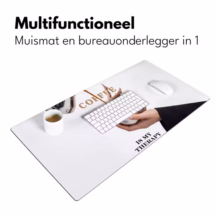 Bureau onderlegger - Koffie - Mok - Kan - Therapie — 7
