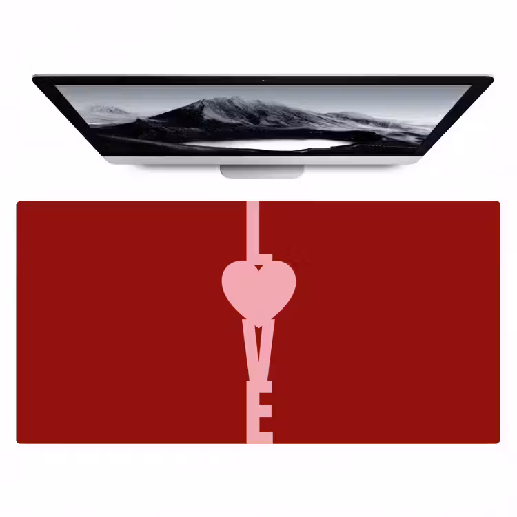 Bureau onderlegger - Love - Hart - Rood — 1