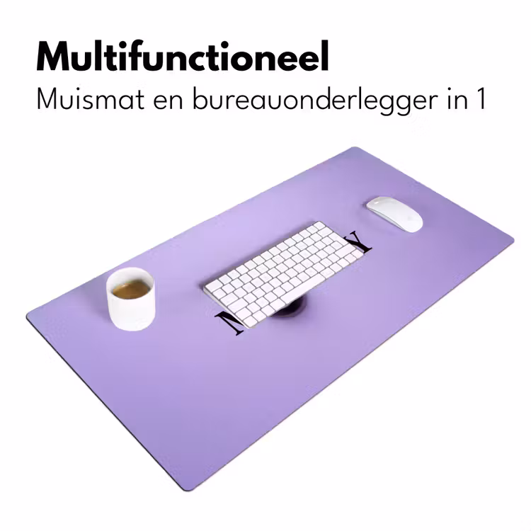 Bureau onderlegger - Maandag - Mok - Koffie - Paars — 7