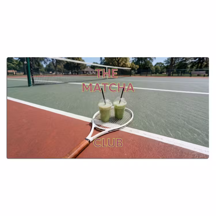 Bureau onderlegger - Matcha Club - Tennis - Matcha — 2