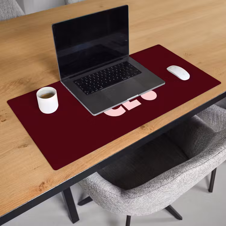 Bureau onderlegger - Nice - Uitroepteken - Rood — 3
