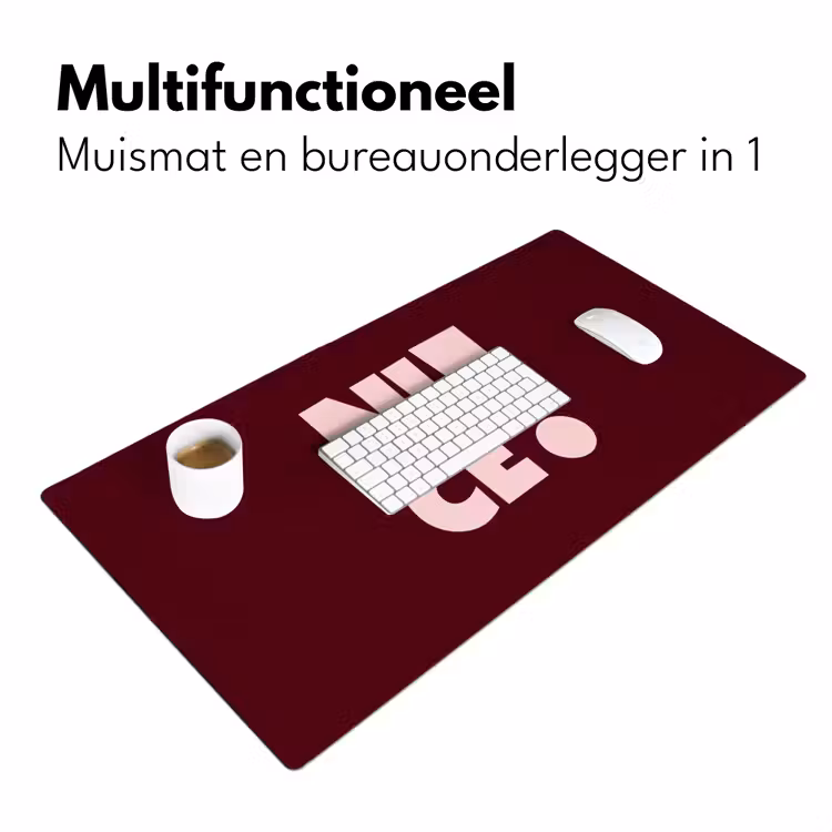 Bureau onderlegger - Nice - Uitroepteken - Rood — 7
