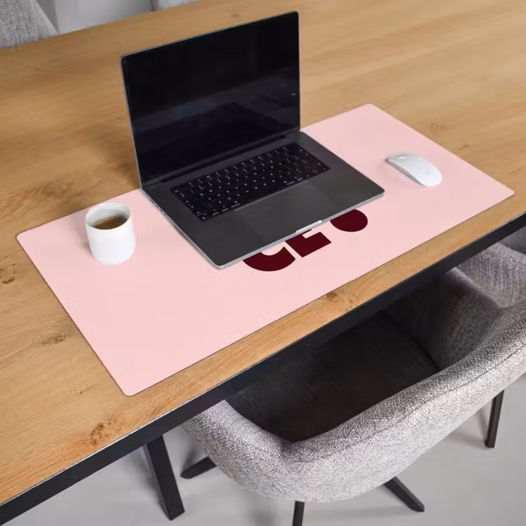 Bureau onderlegger - Nice - Uitroepteken - Roze — 3