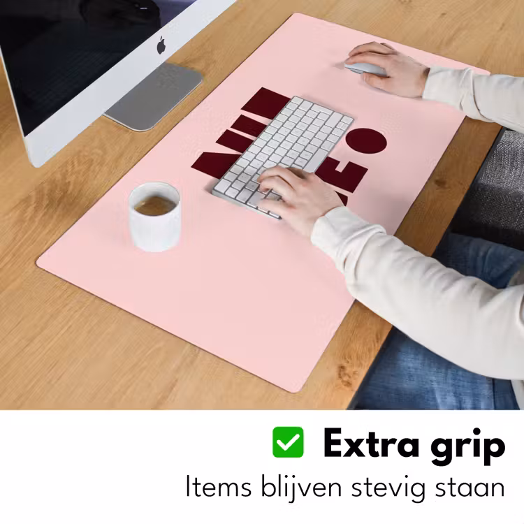 Bureau onderlegger - Nice - Uitroepteken - Roze — 6