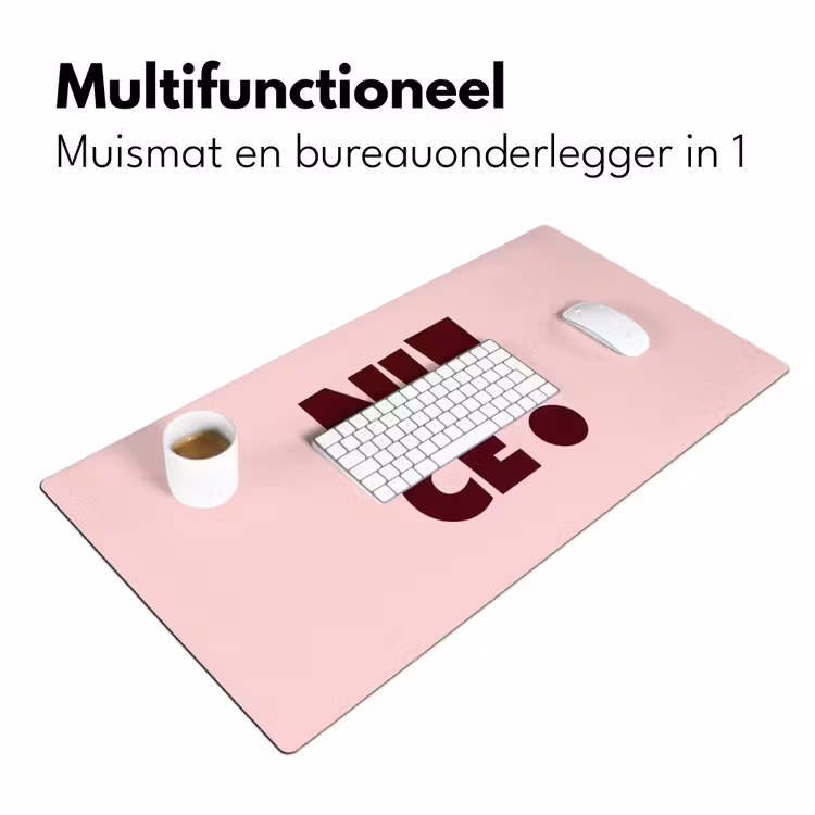 Bureau onderlegger - Nice - Uitroepteken - Roze — 7
