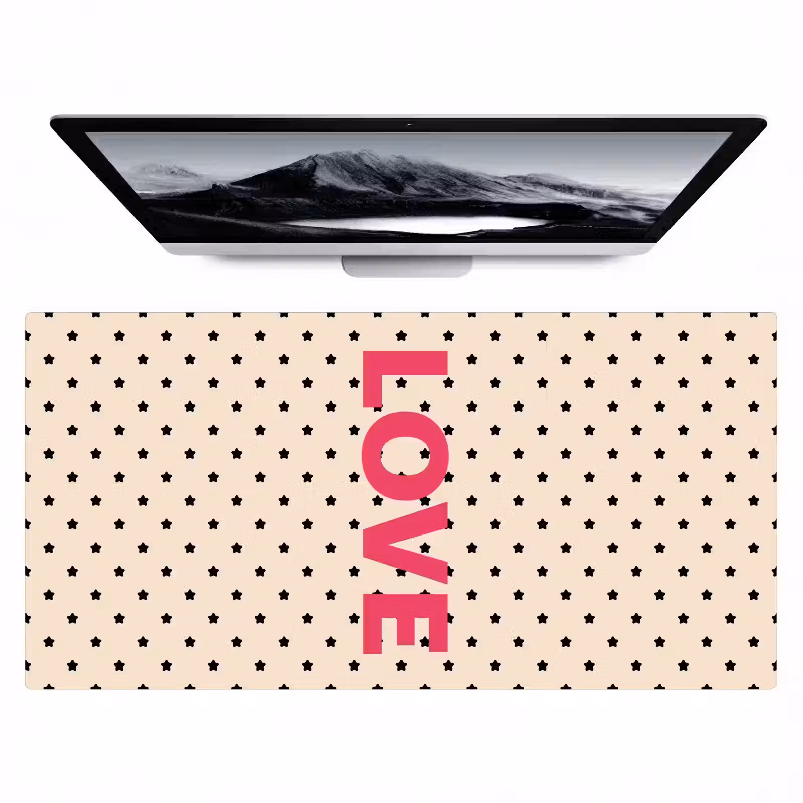 Bureau onderlegger - Love - Stippen - Roze — 1