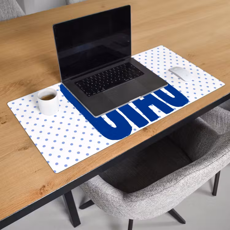 Bureau onderlegger - Ciao - Blauw - Stippen — 3