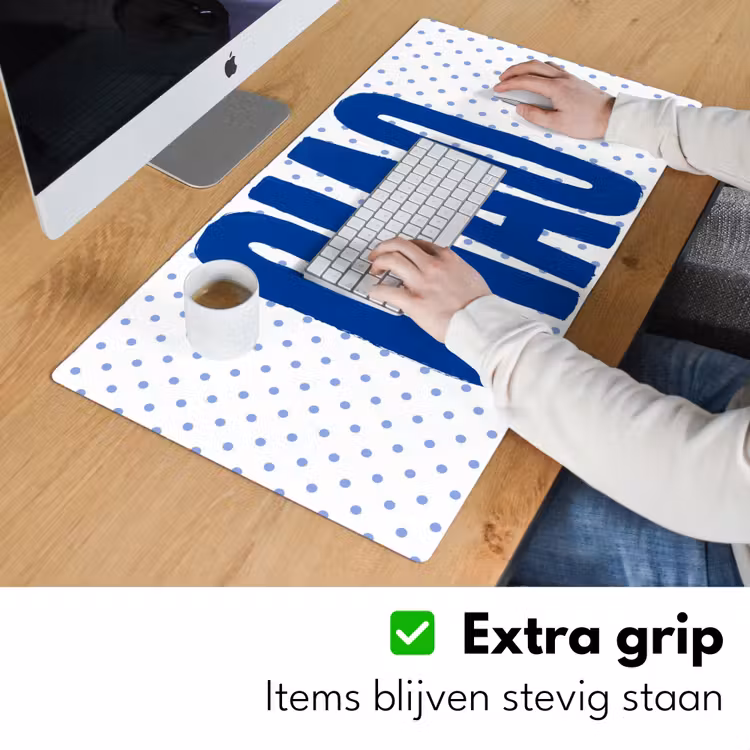 Bureau onderlegger - Ciao - Blauw - Stippen — 6