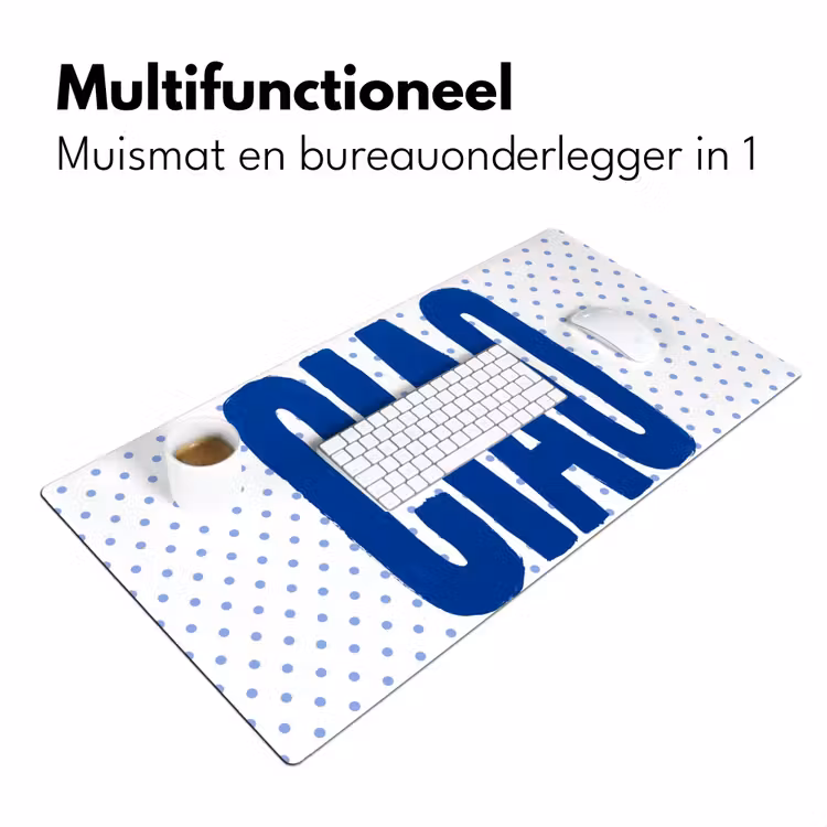 Bureau onderlegger - Ciao - Blauw - Stippen — 7