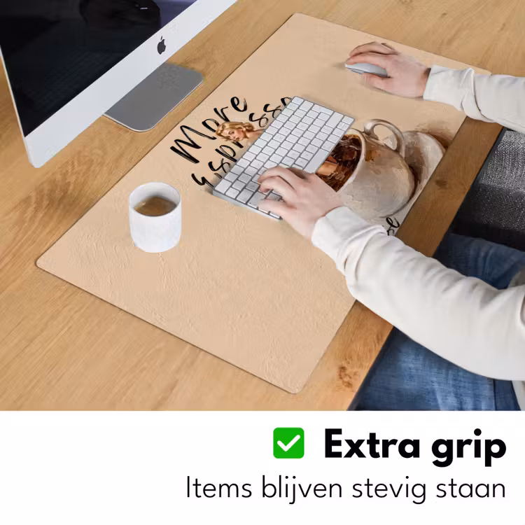 Bureau onderlegger - More espresso - Koffie - Eend — 6