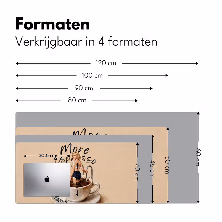 Bureau onderlegger - More espresso - Koffie - Eend — 8