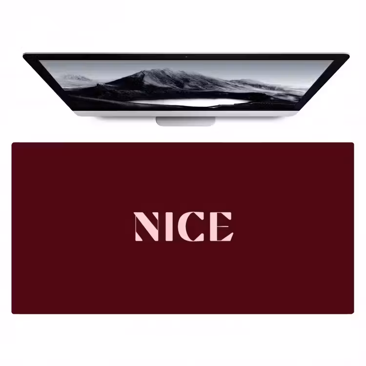 Bureau onderlegger - Nice - Bordeaux - Roze — 1