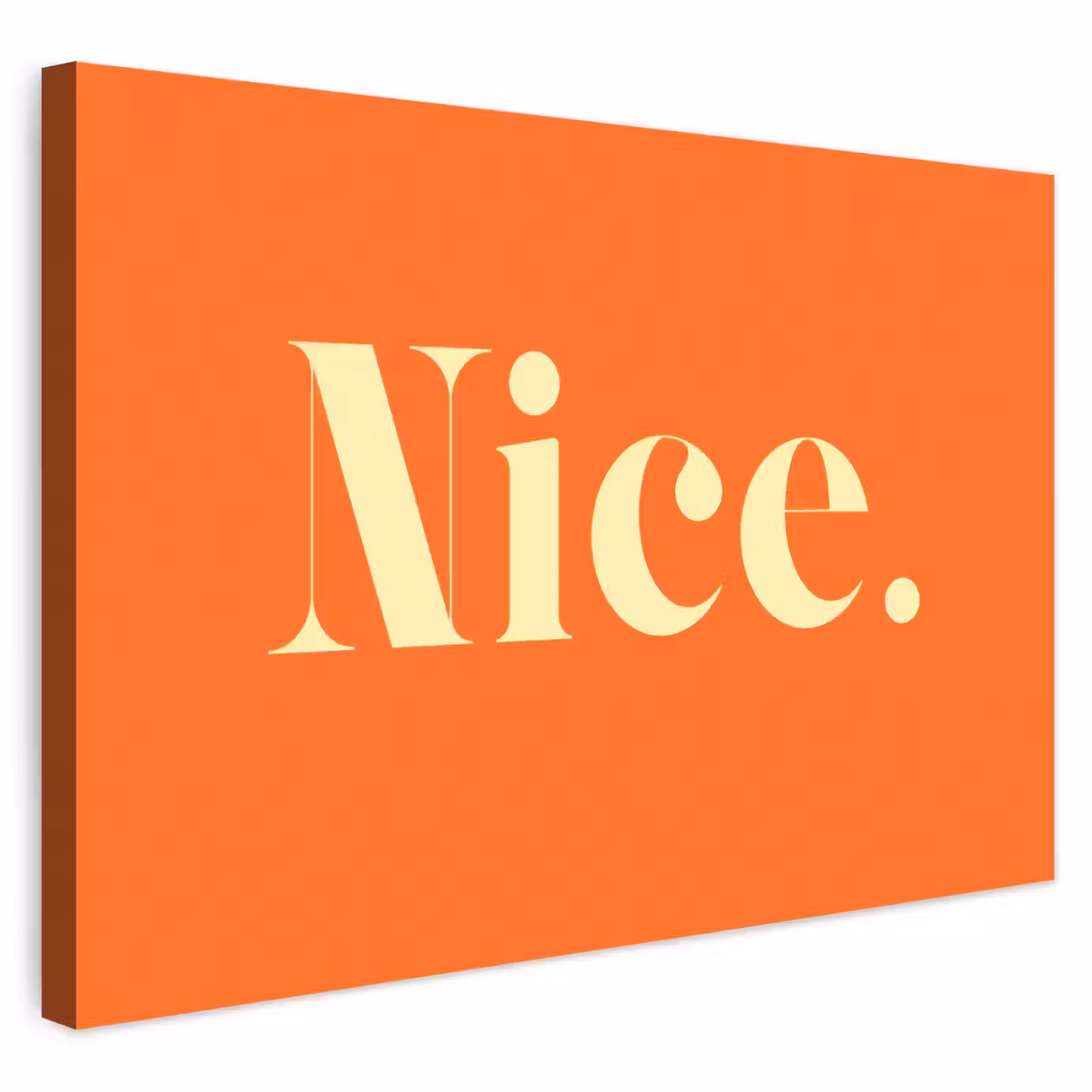 Buiten canvas - Oranje - Gebroken wit - Nice — 1