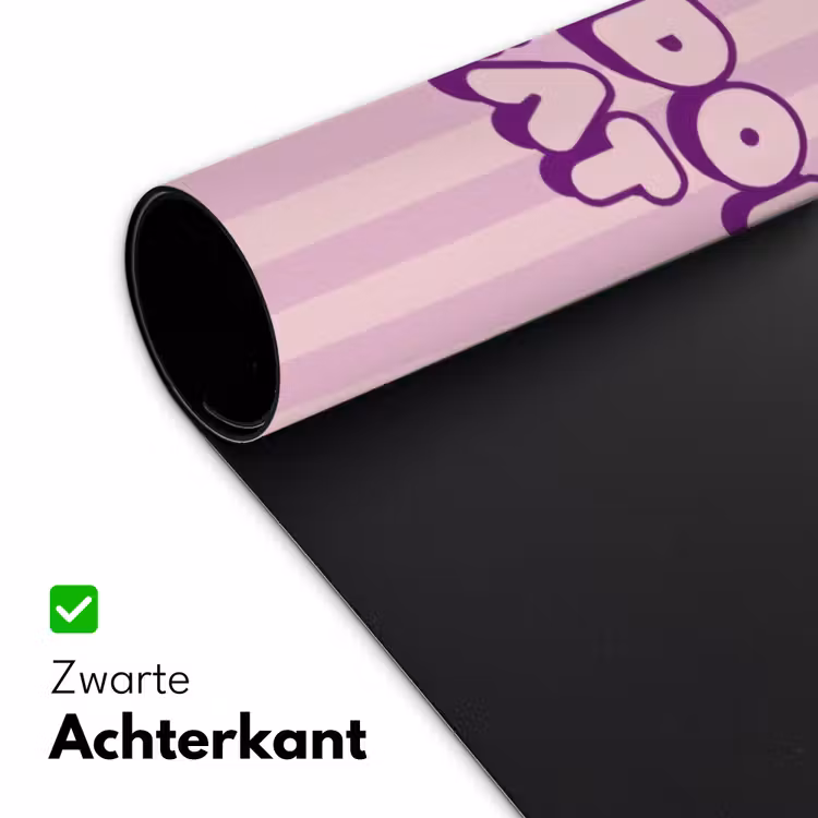 Bureau onderlegger - Paars - Strepen - You're doing great - Schaduw — 5