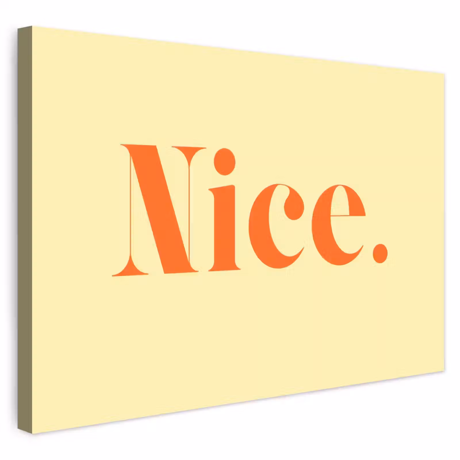 Buiten canvas - Nice - Oranje - Geel - Minimalistisch — 1
