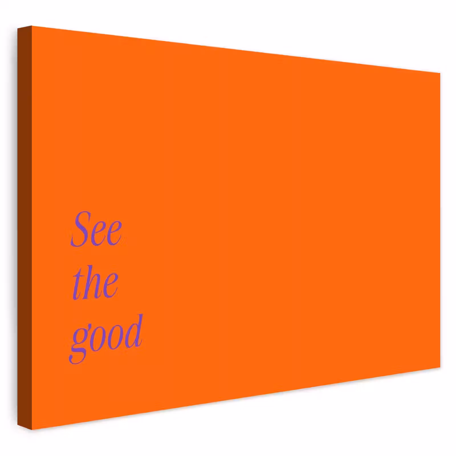 Buiten canvas - See te good - Paars - Oranje — 1