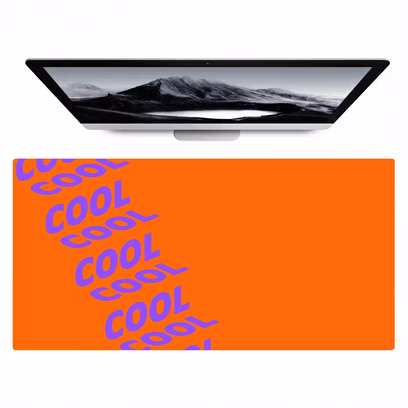 Bureau onderlegger - Cool - Paars - Oranje — 1