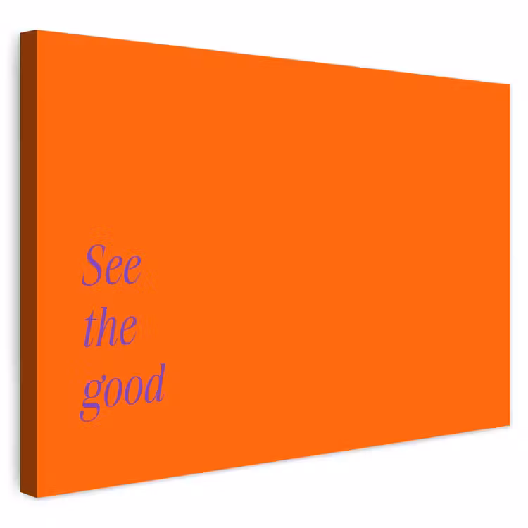 Buiten canvas - See te good - Paars - Oranje — 1