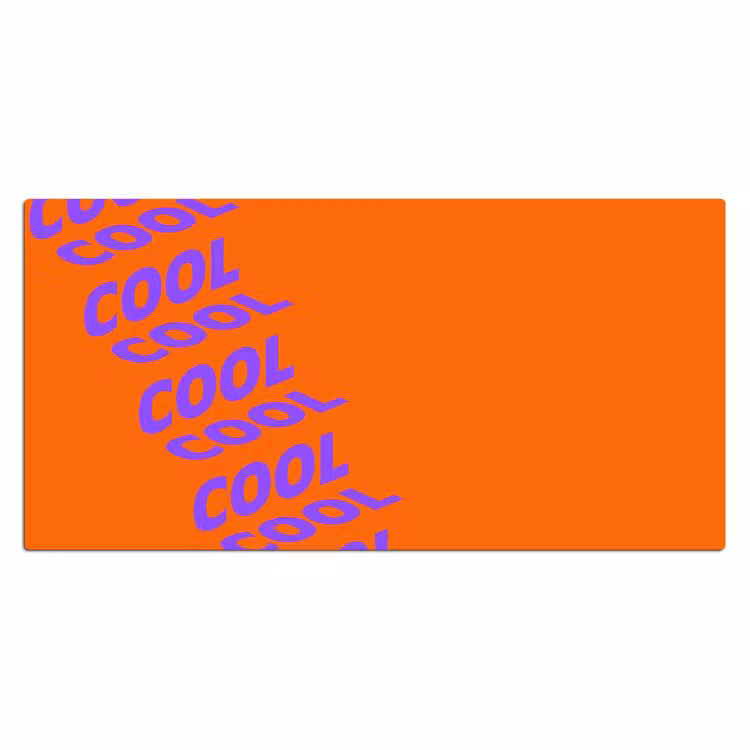 Bureau onderlegger - Cool - Paars - Oranje — 2