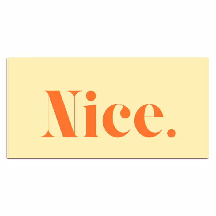 Bureau onderlegger - Nice - Oranje - Geel - Minimalistisch — 2
