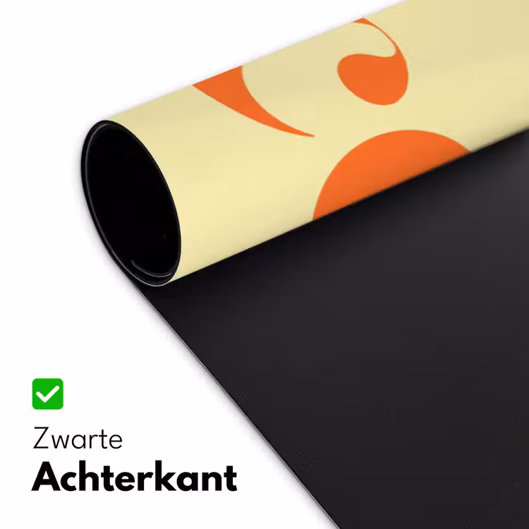 Bureau onderlegger - Nice - Oranje - Geel - Minimalistisch — 5