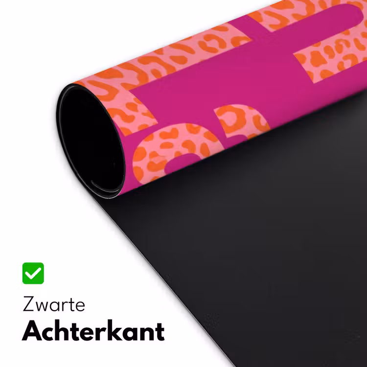 Bureau onderlegger - Oh la la - Luipaardprint - Roze — 5
