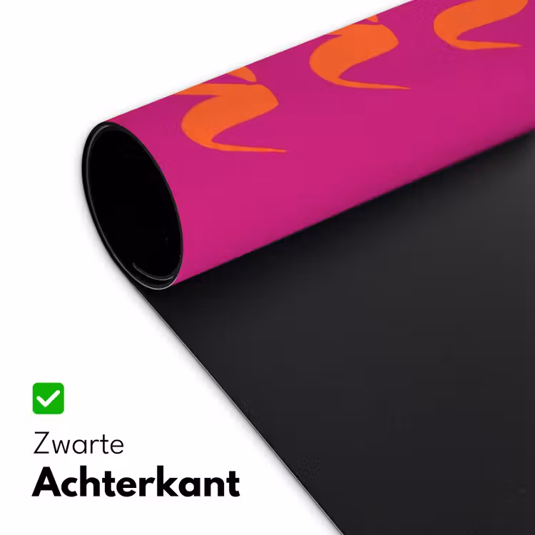 Bureau onderlegger - Oh la la - Roze - Oranje - Minimalistisch — 5