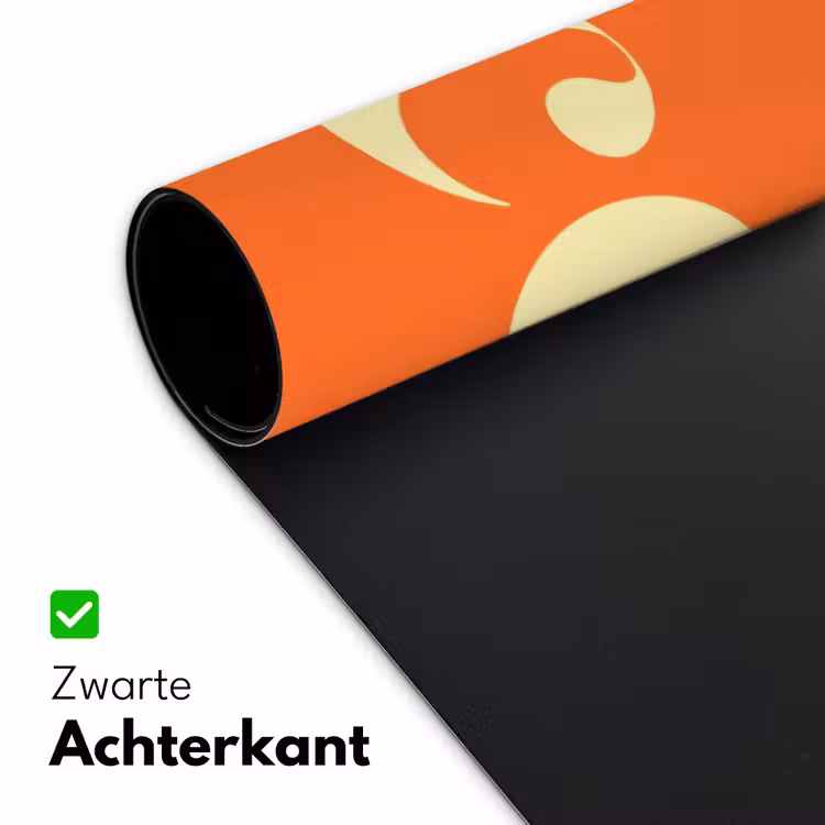 Bureau onderlegger - Oranje - Gebroken wit - Nice — 5